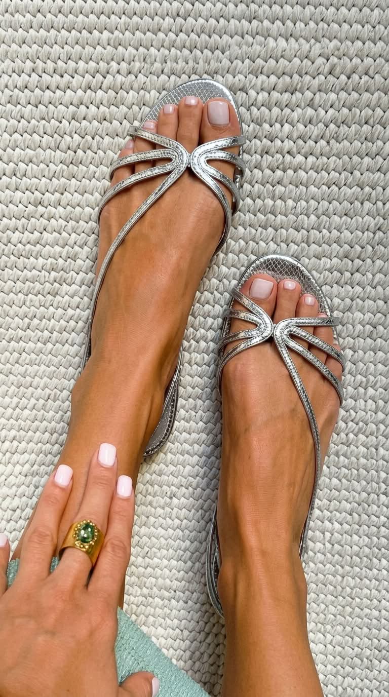 Emilia – Golden Elegance Sandals
