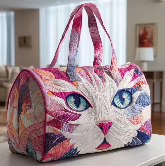 Pearl | Handmade Soft Travel Hoop Bag