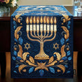 Quilted Table Runner - Illuminated Menorah