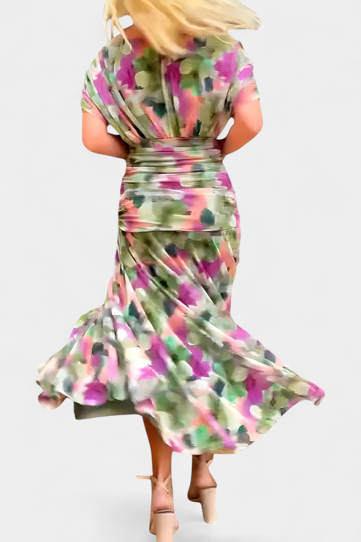 Alizée™ — Airy Grace Floral Dress