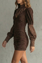 Serelinne – Vintage puff sleeve – Mini dress