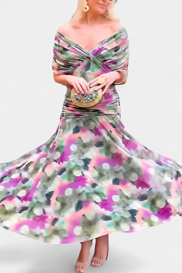 Alizée™ — Airy Grace Floral Dress