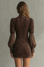 Serelinne – Vintage puff sleeve – Mini dress