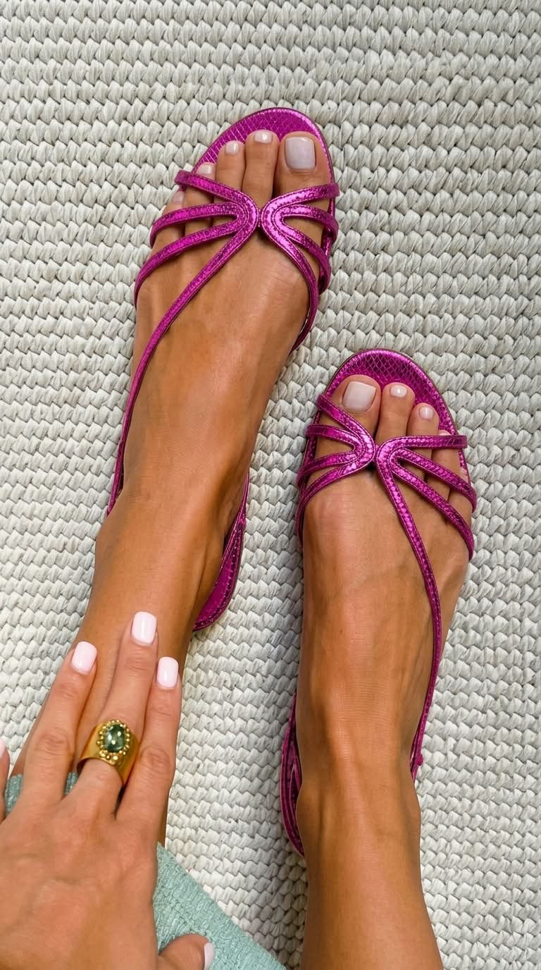 Emilia – Golden Elegance Sandals