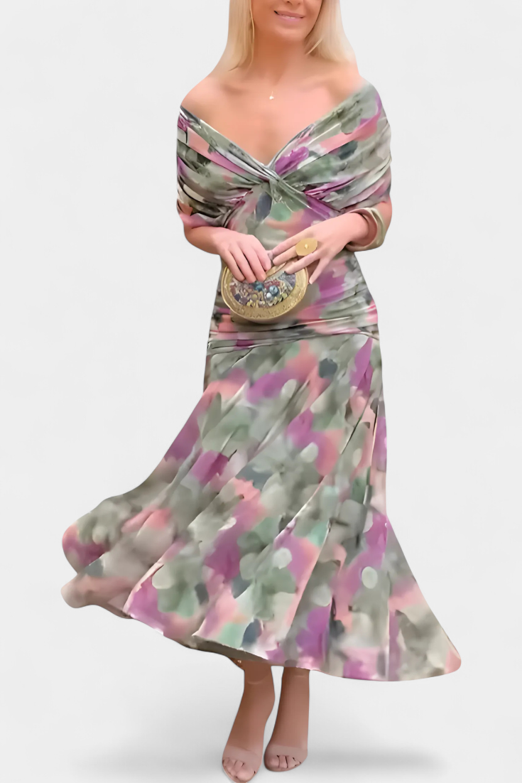 Alizée™ — Airy Grace Floral Dress