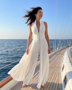 Zakira™ | Elegant Pleated Jumpsuit