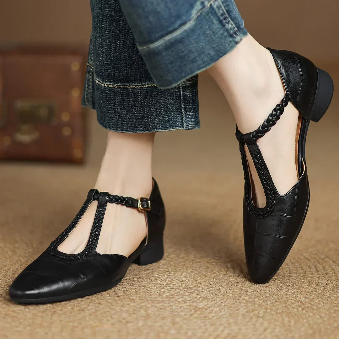Eliana™ Elegant Leather Sandal