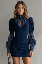 Serelinne – Vintage puff sleeve – Mini dress