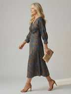 Alisson | Elegant Wrap Midi Dress
