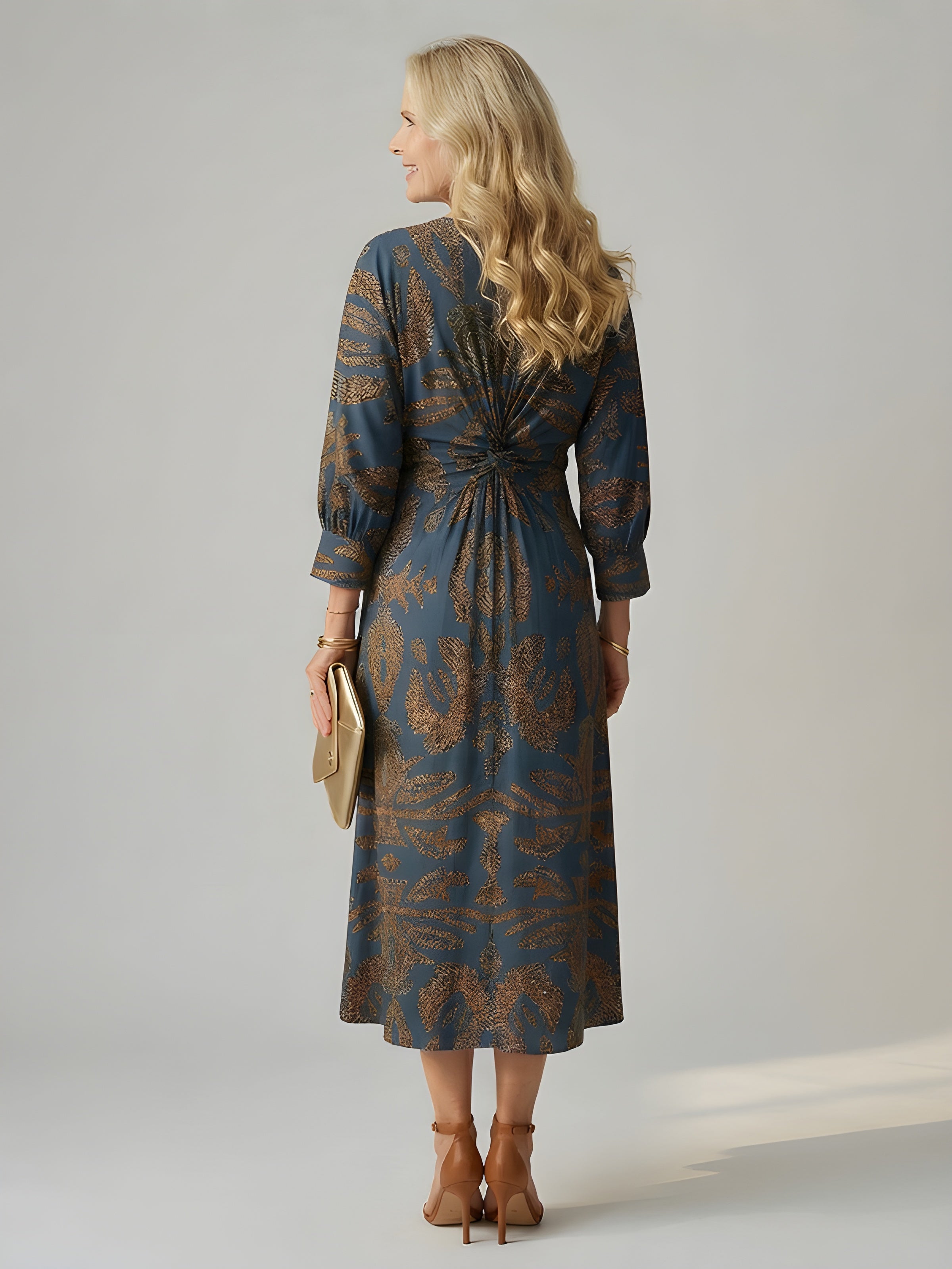 Alisson | Elegant Wrap Midi Dress