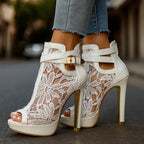 Liliana | Elegant Lace Pumps