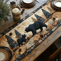Dressed Table Runner - Family of Black Bears