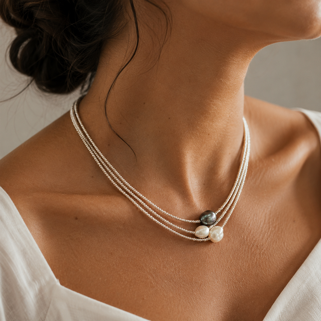 Retro Freshwater Pearl Necklace