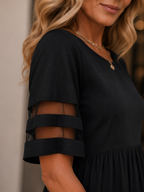 Aubrey™ – Flattering Tummy-Smoothing Midi Dress