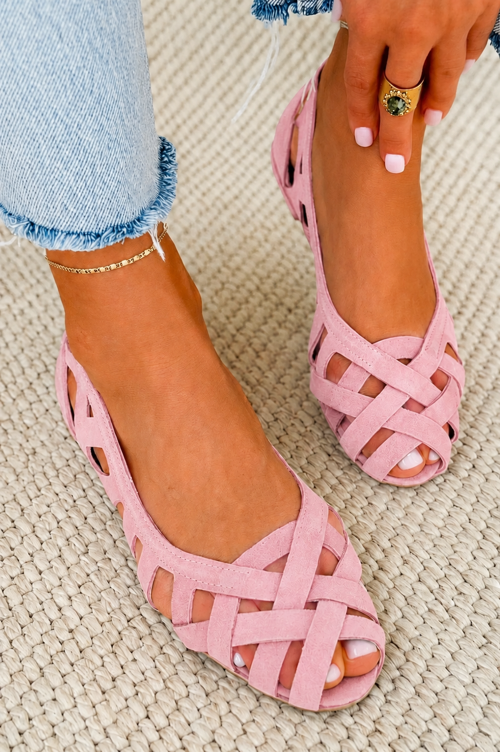 Saige | Vintage Woven Sandals