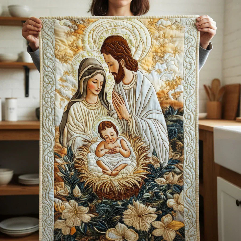 Quilted Tablecloth - Divine Cradle
