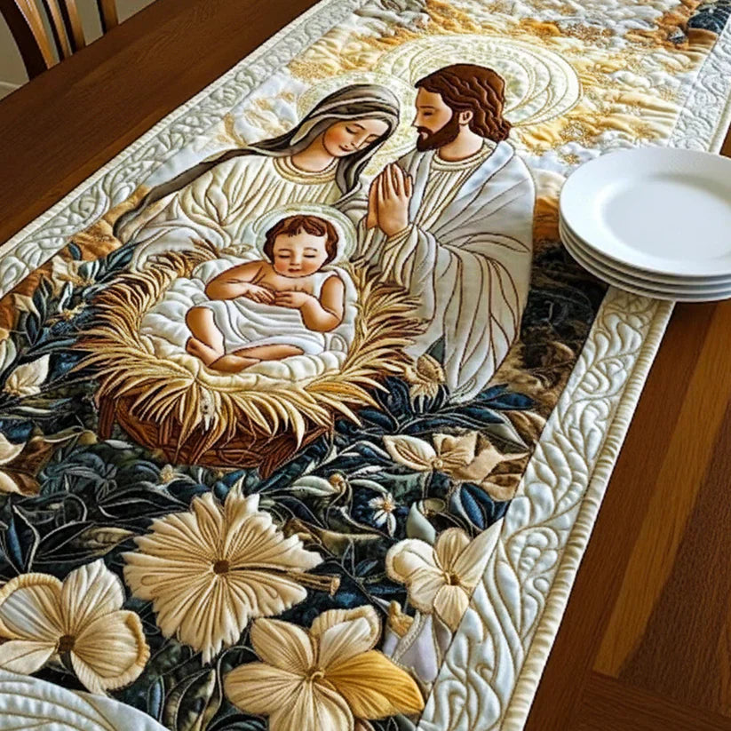 Quilted Tablecloth - Divine Cradle