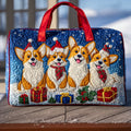 Festive Tail Wags Quilted Duffle Bag