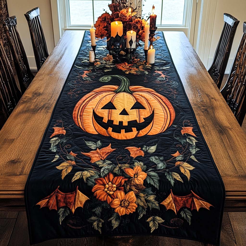 Quilted Tablecloth - Halloween Fun