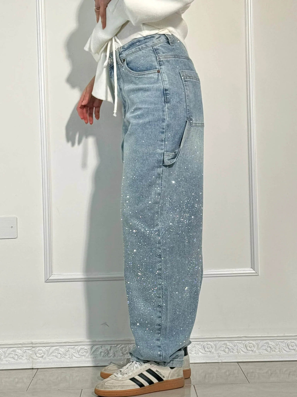 Elena Sparkle Balloon Jeans