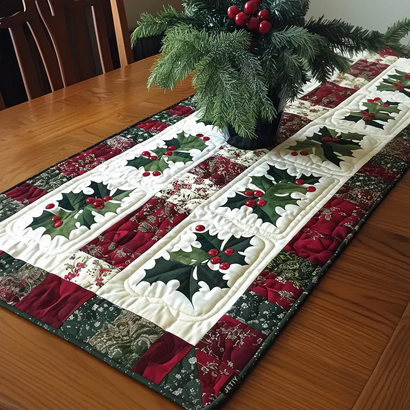 Quilted Tablecloth - Festive Bells
