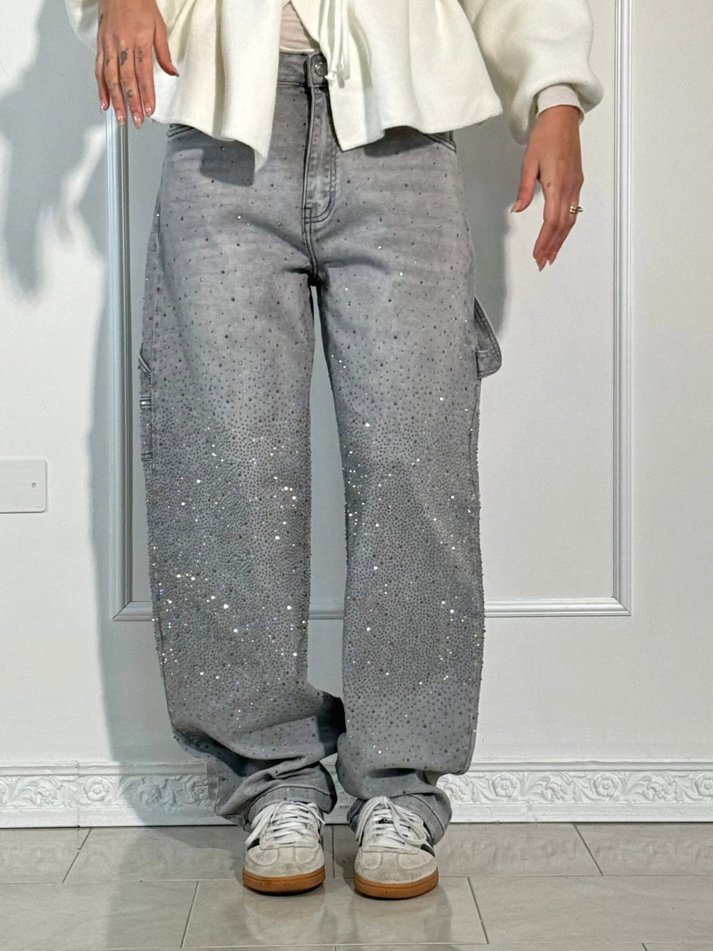 Elena Sparkle Balloon Jeans