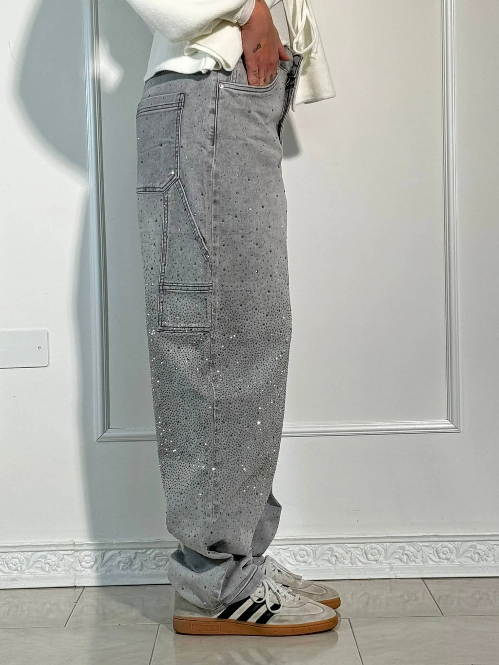 Elena Sparkle Balloon Jeans