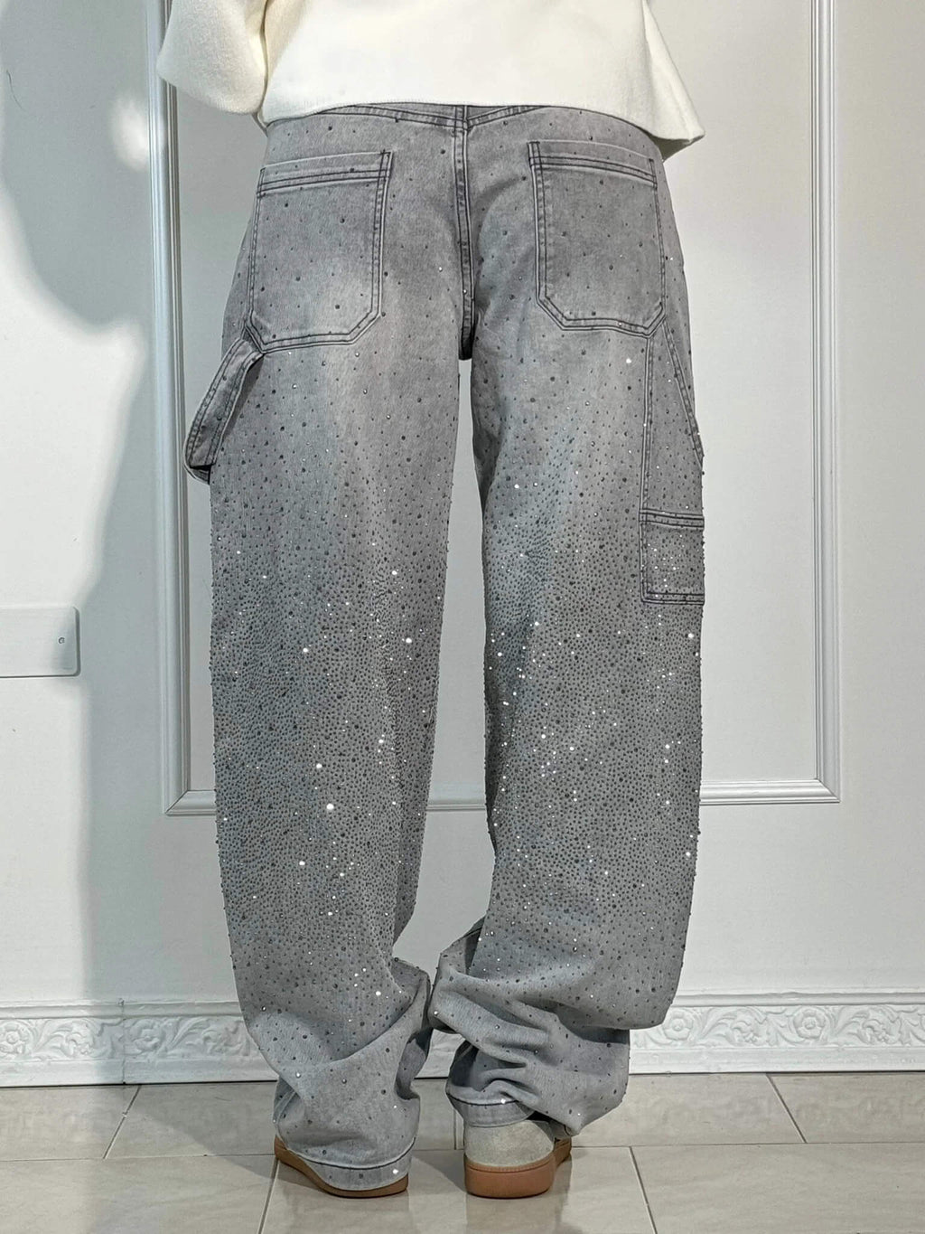 Elena Sparkle Balloon Jeans