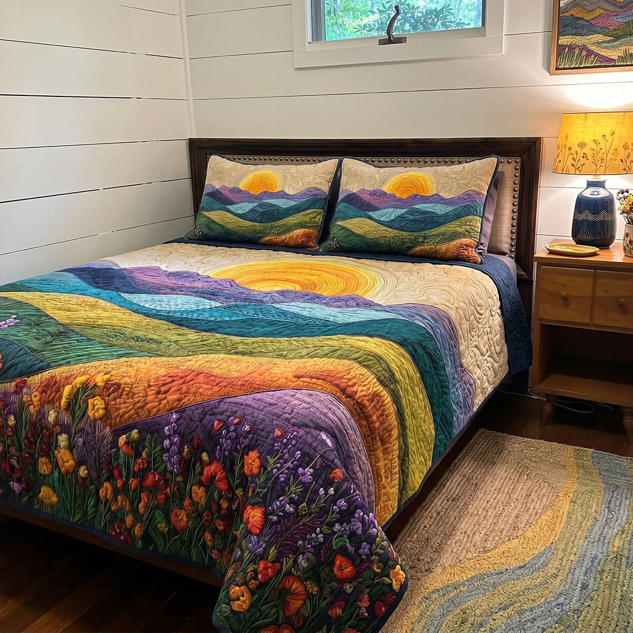 Radiant Sun Bamboo Quilt Bedding Set