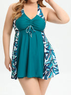 Florence | Plus Size Tropical Print Tankini Set
