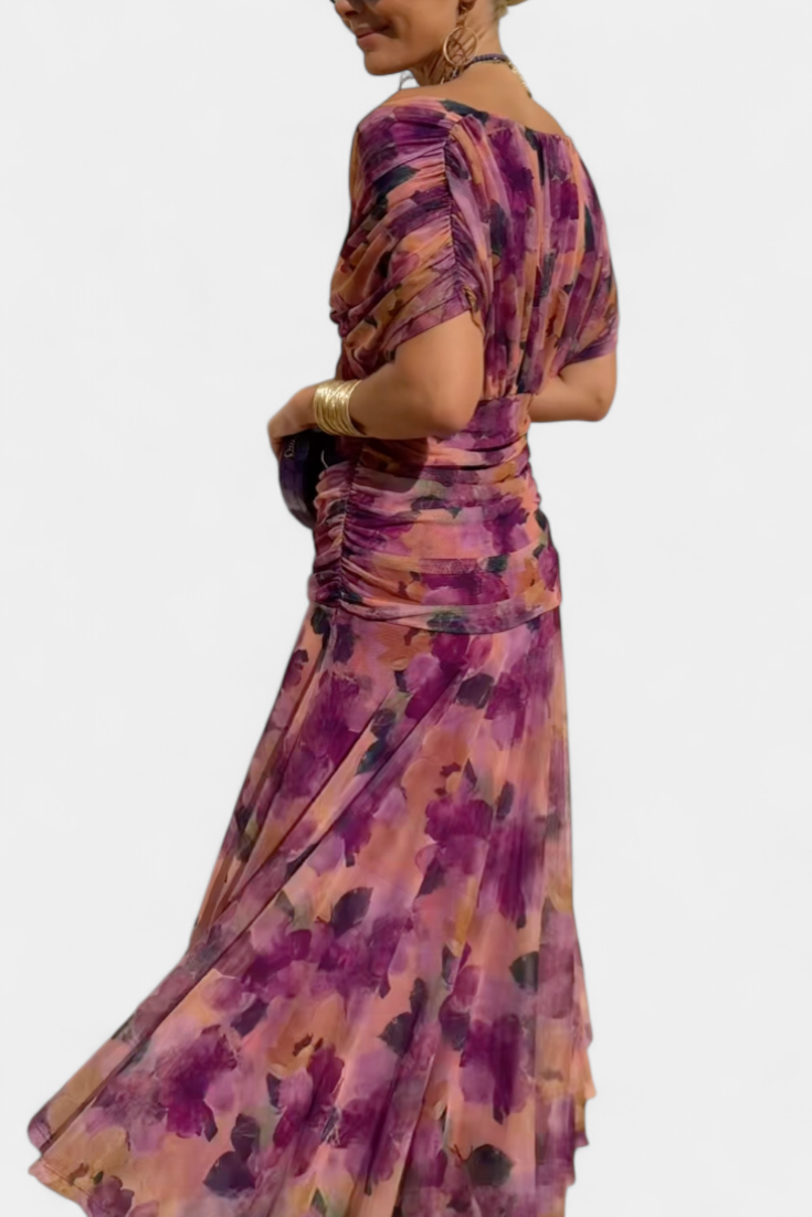 Alizée™ — Airy Grace Floral Dress