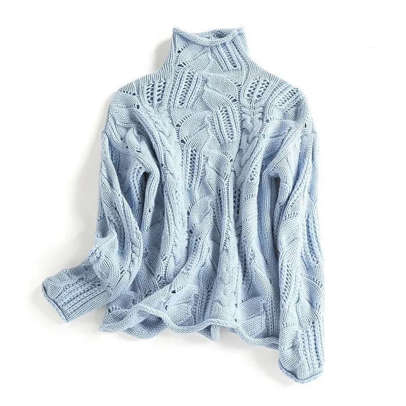 Celestine | Cable Knit Turtleneck Sweater