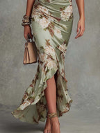 Courtney | Elegant Floral Wrap Dress
