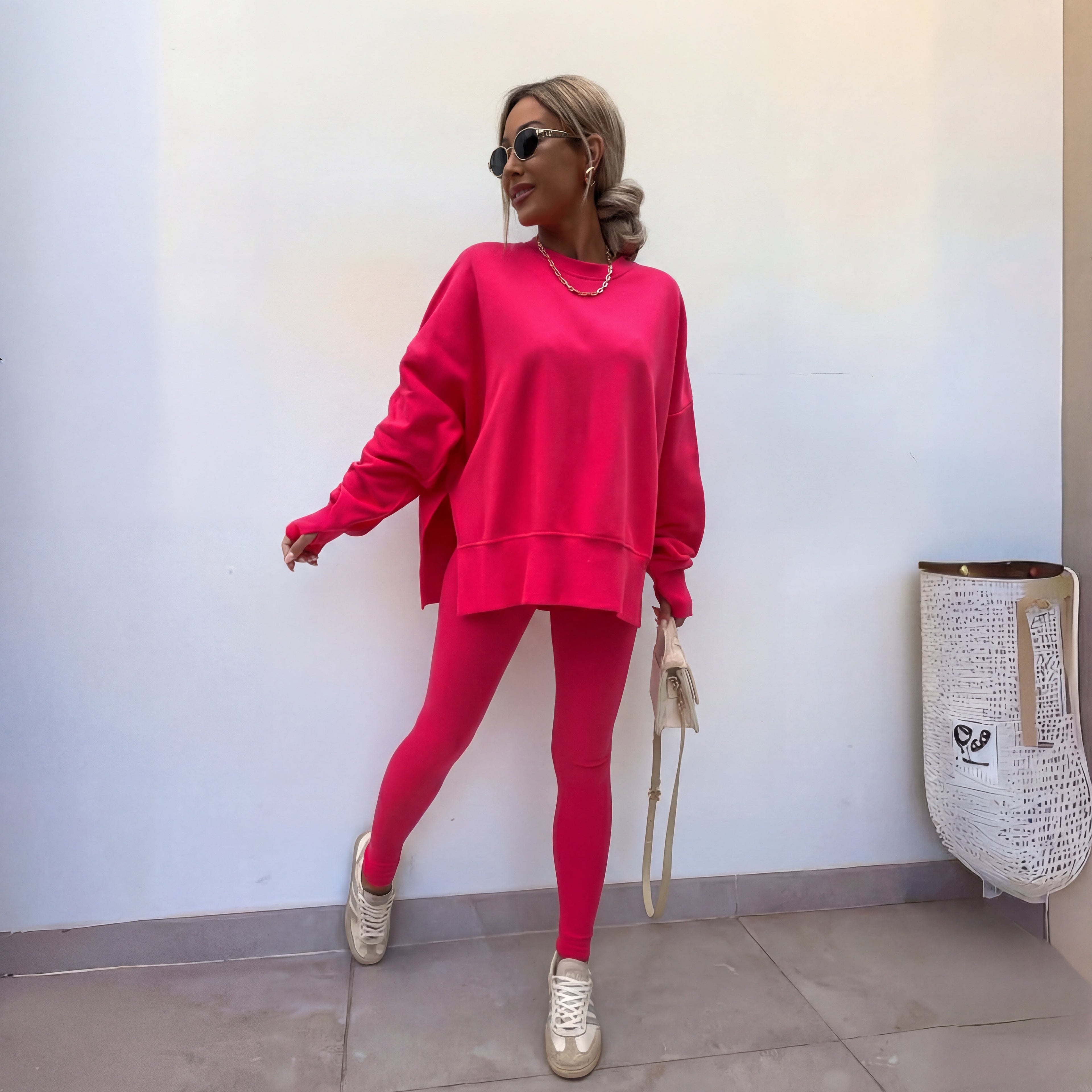 Mirelle | Relaxed Sweatshirt & Jogger Set