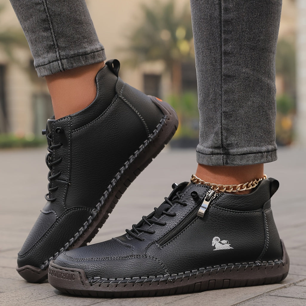 Mila Comfortable Zipper Sneakers