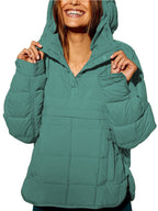 Alessia - Oversized Hooded Pullover Jacket