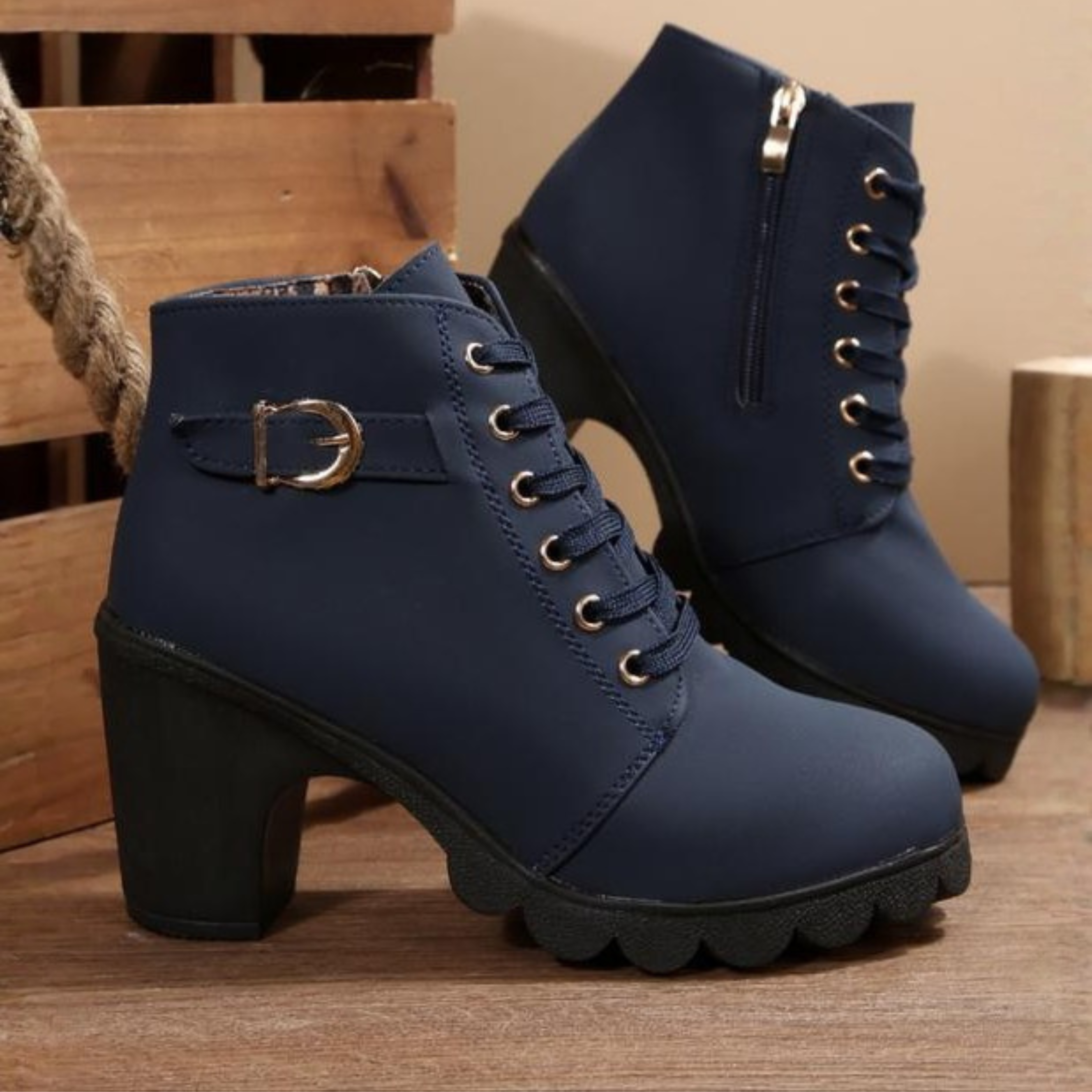 Avani - Chunky Ankle Boots