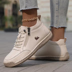 Mila Comfortable Zipper Sneakers