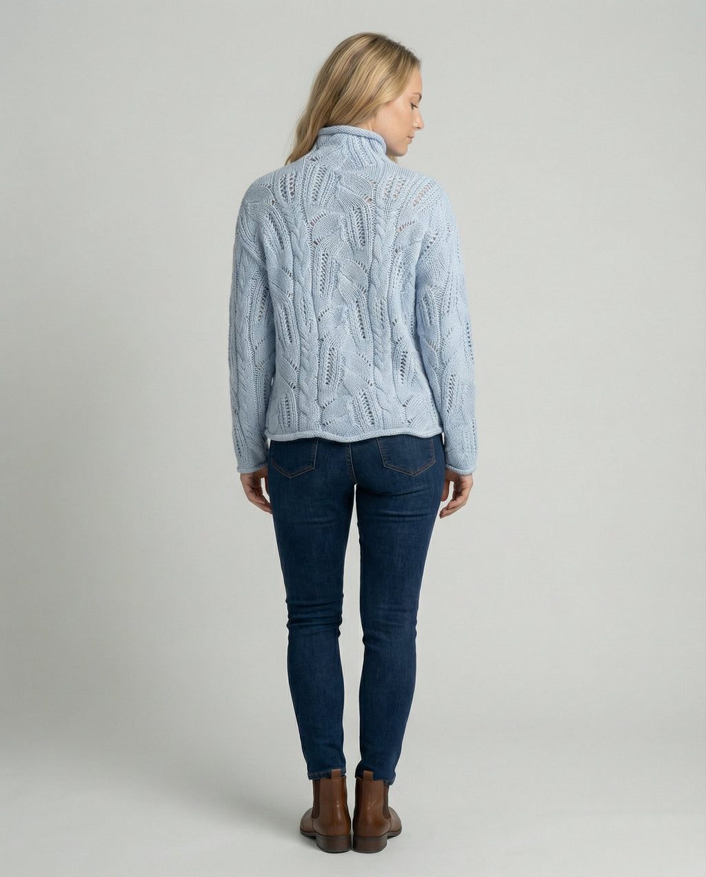Celestine | Cable Knit Turtleneck Sweater