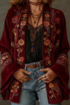 Calista | Velvet-Touch Bohemian Kimono