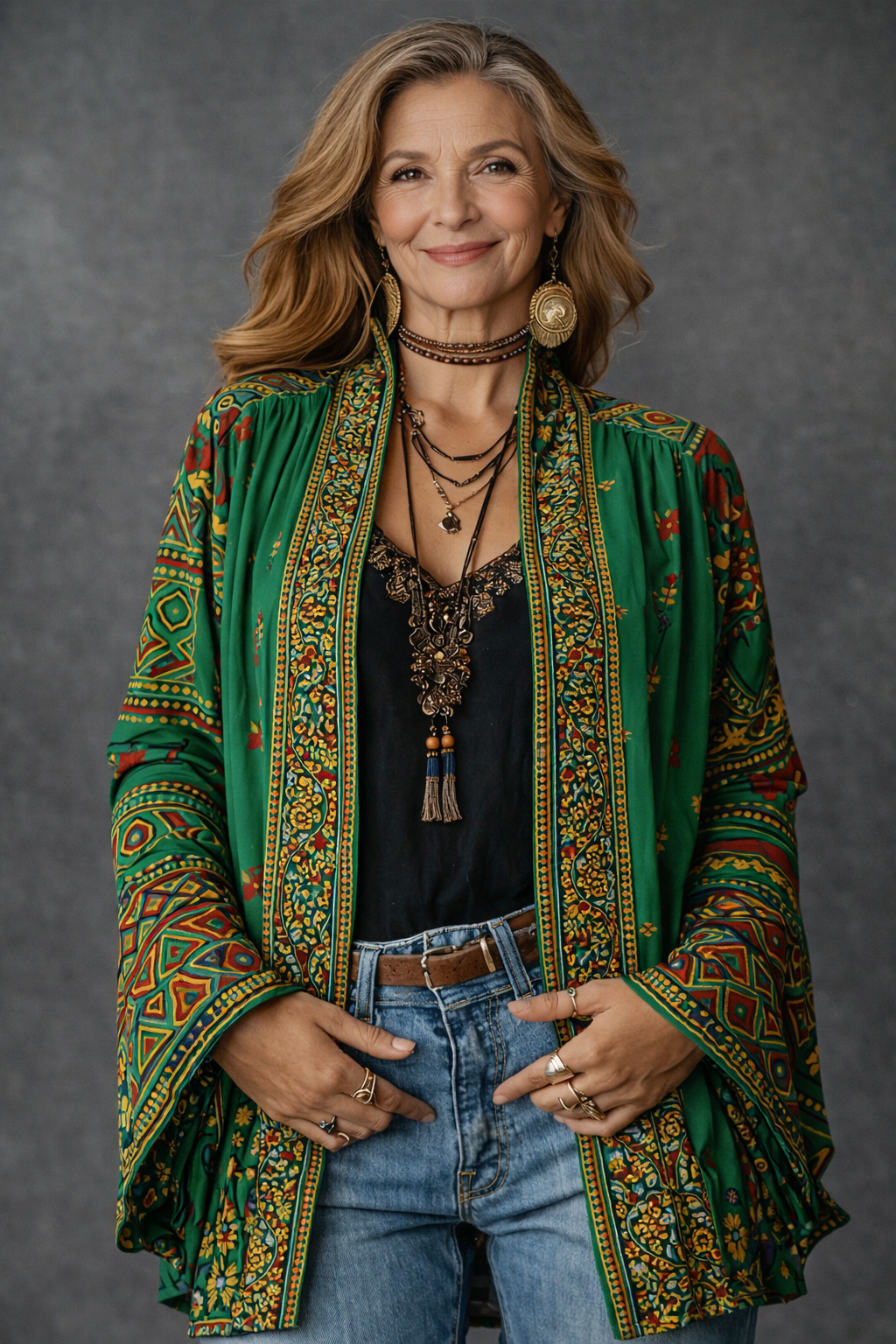 Calista | Velvet-Touch Bohemian Kimono