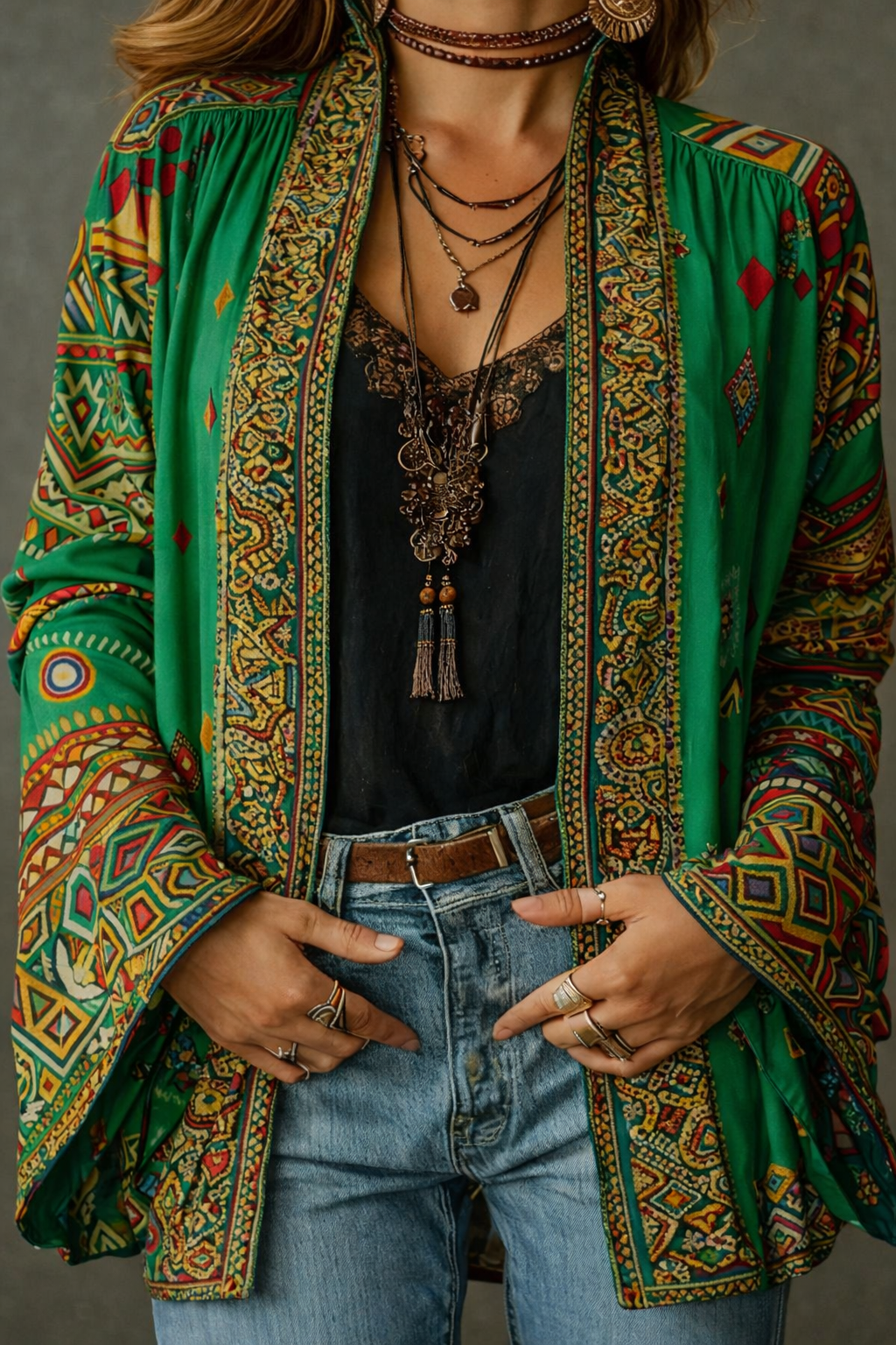 Calista | Velvet-Touch Bohemian Kimono