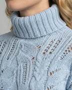 Celestine | Cable Knit Turtleneck Sweater