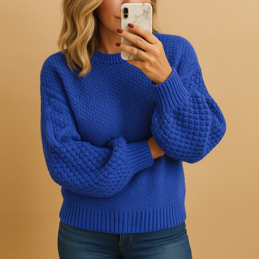 Mariselle | Textured Knit Sweater