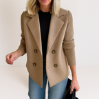 Evadne | Knit Sleeve Blazer