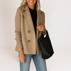 Evadne | Knit Sleeve Blazer
