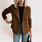 Evadne | Knit Sleeve Blazer