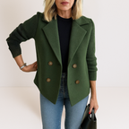 Evadne | Knit Sleeve Blazer