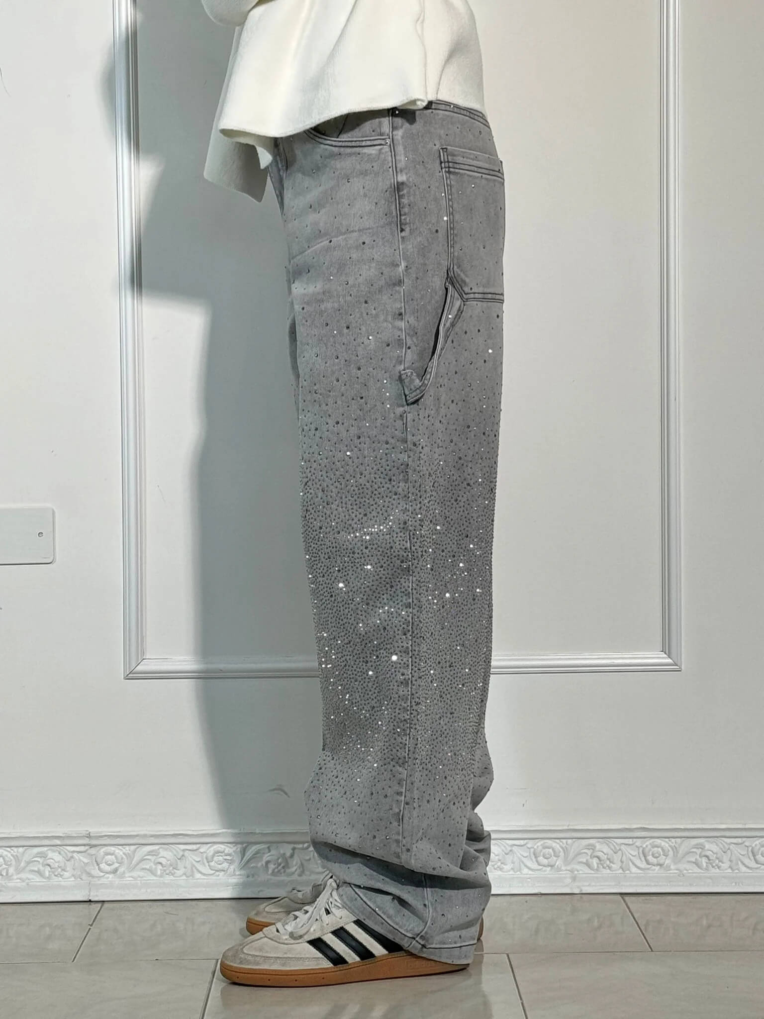 Hadley - Embellished Carpenter Jeans