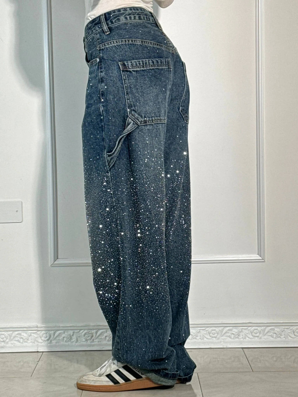 Hadley - Embellished Carpenter Jeans